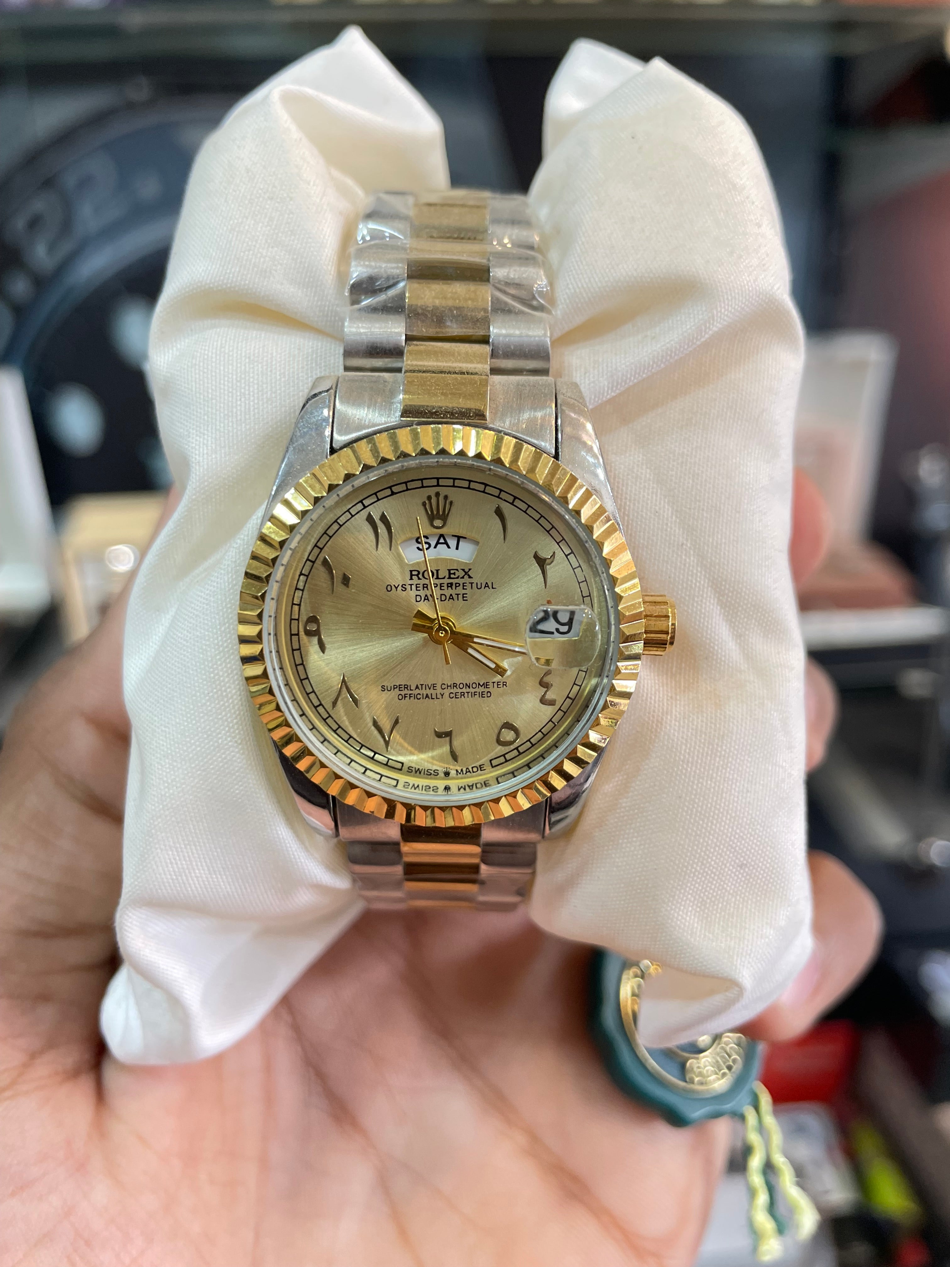 Rolex Oyster Perpetual Arabic Dail Day-Date