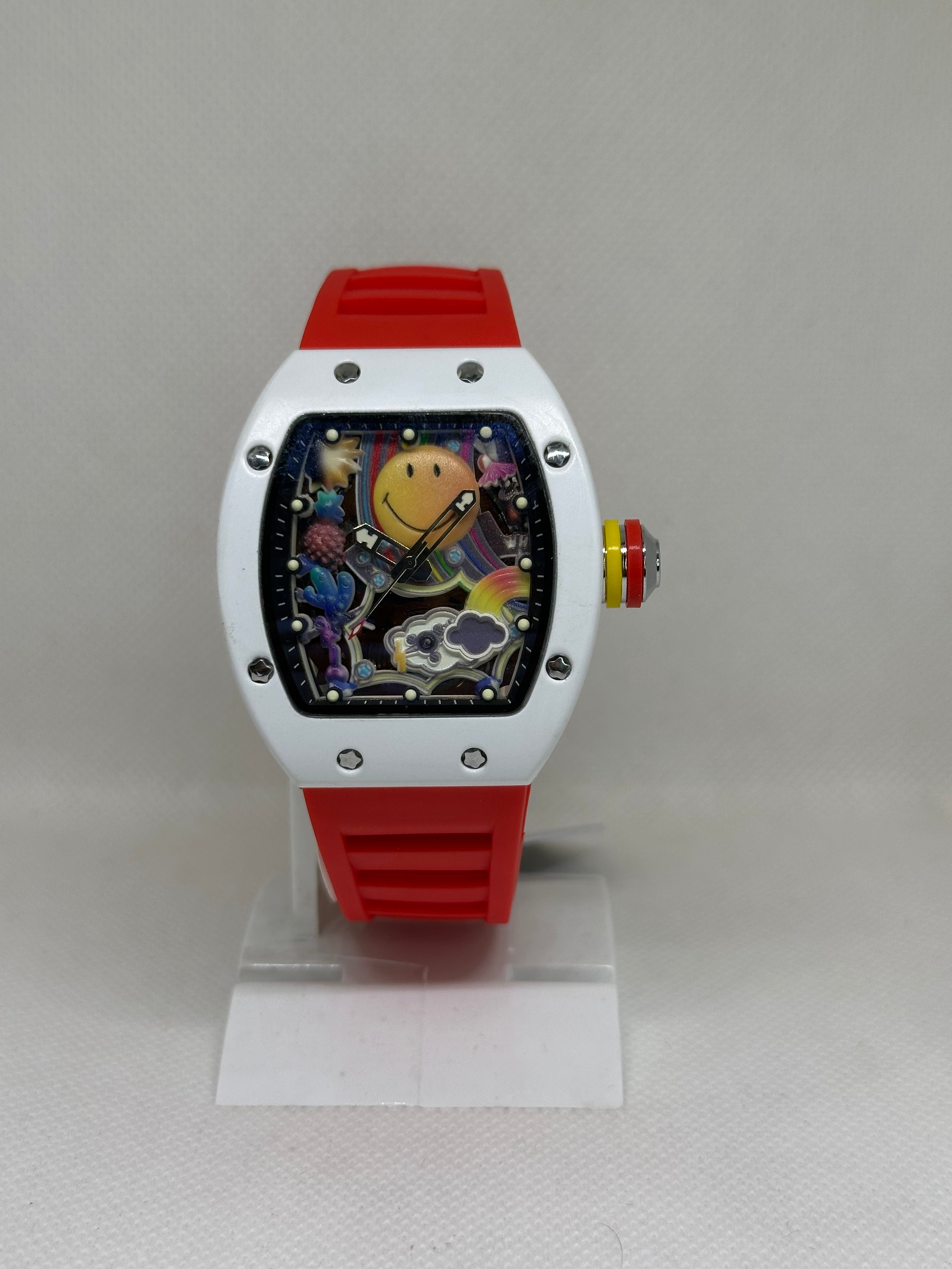 Richard Mille Smiles Watch – Premium Silicone Strap | Luxury Designer Edition