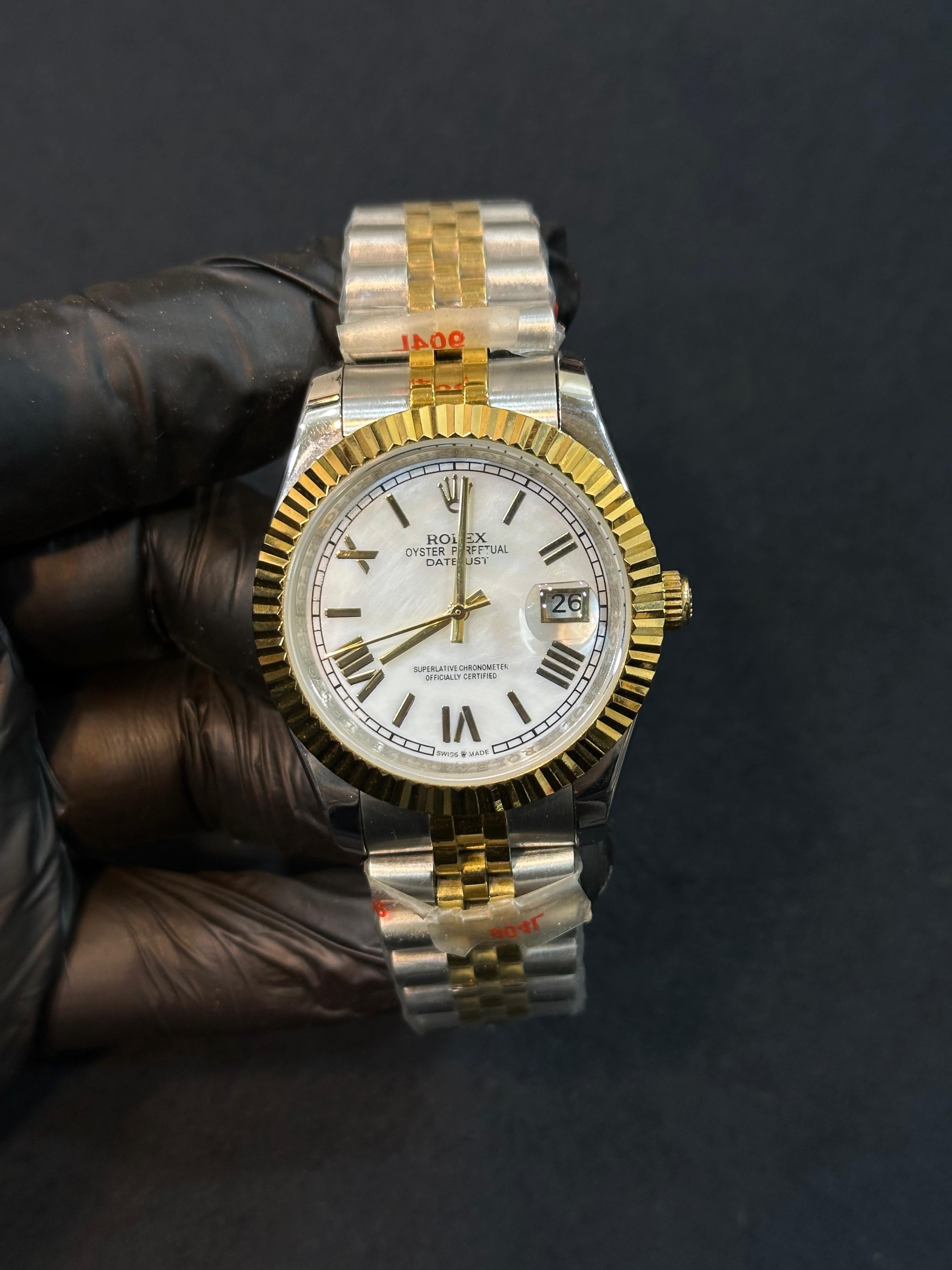 Rolex Oyster Perpetual Datejust-Inspired Luxury Watch – Stainless Steel | Premium Classic Timepiece