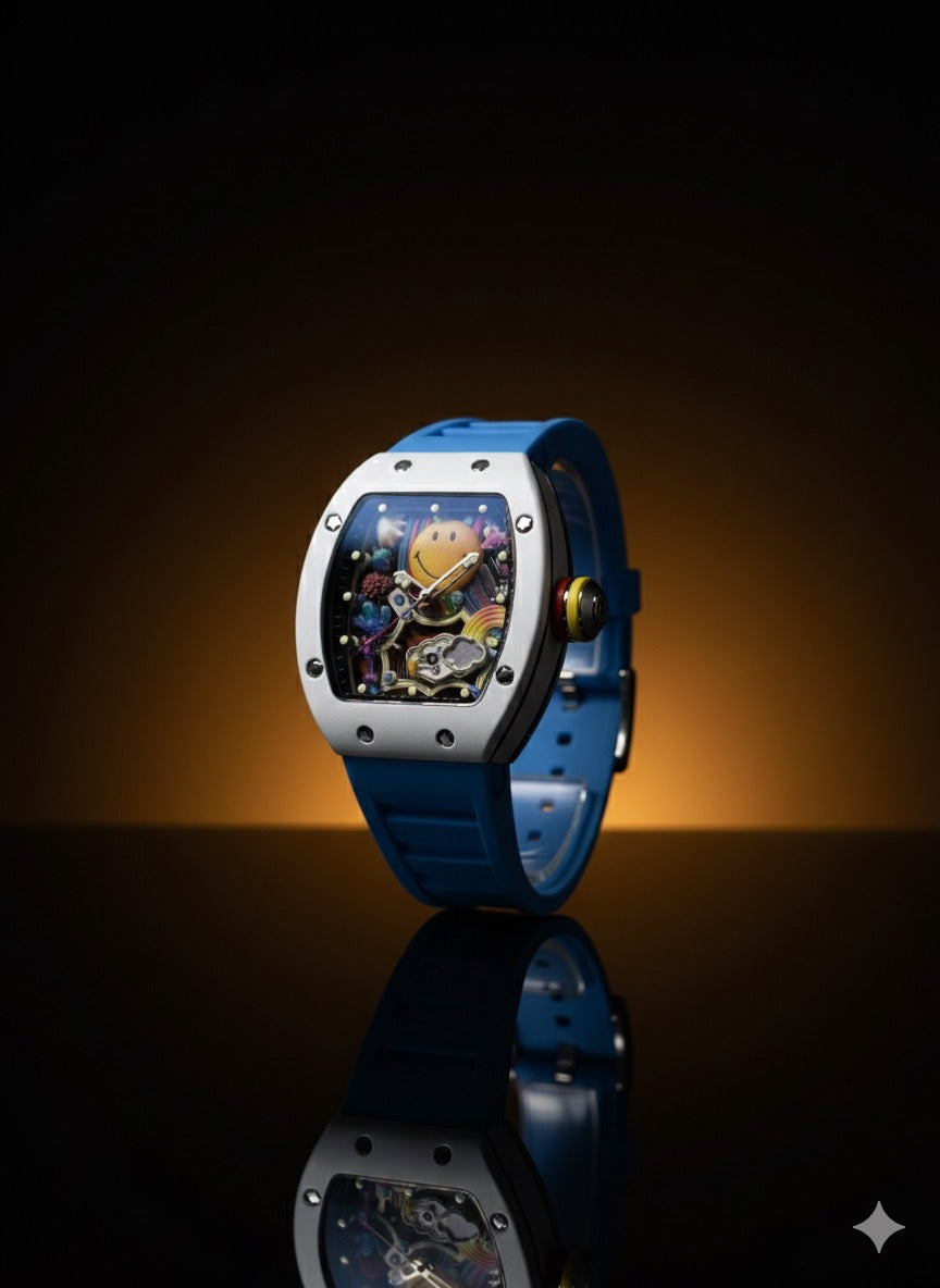 Richard Mille Smiles Watch – Premium Silicone Strap | Luxury Designer Edition