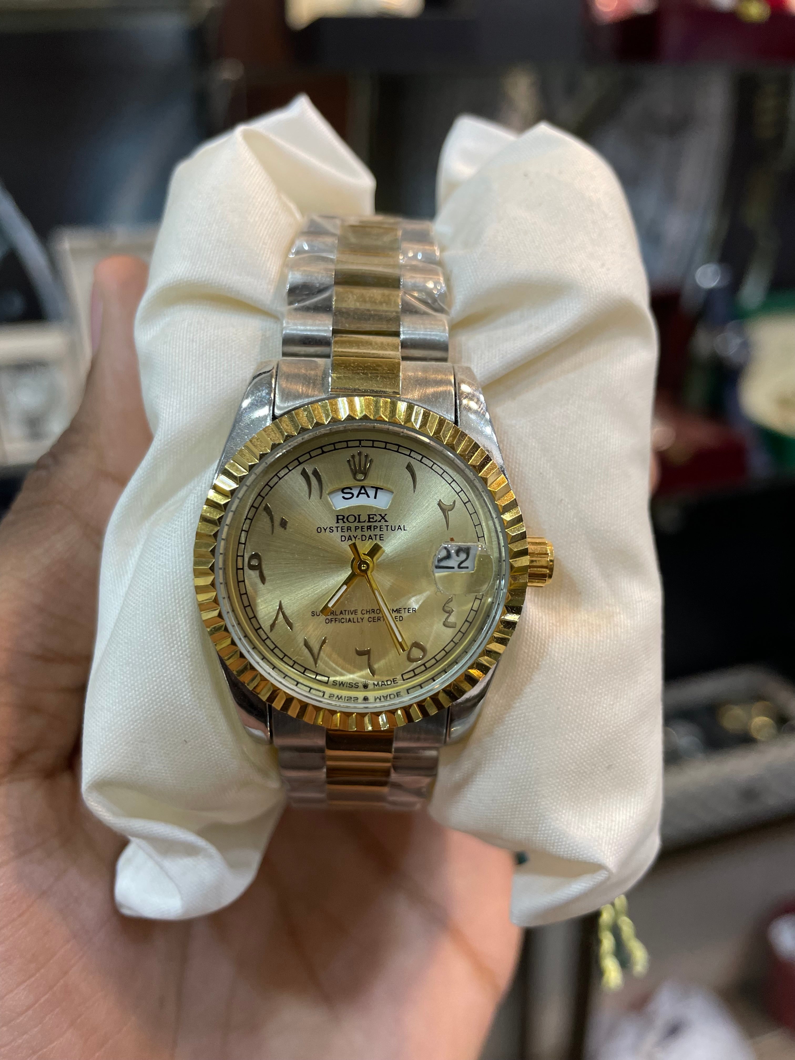 ✨ Rolex Oyster Perpetual Day-Date – Arabic Dial ✨