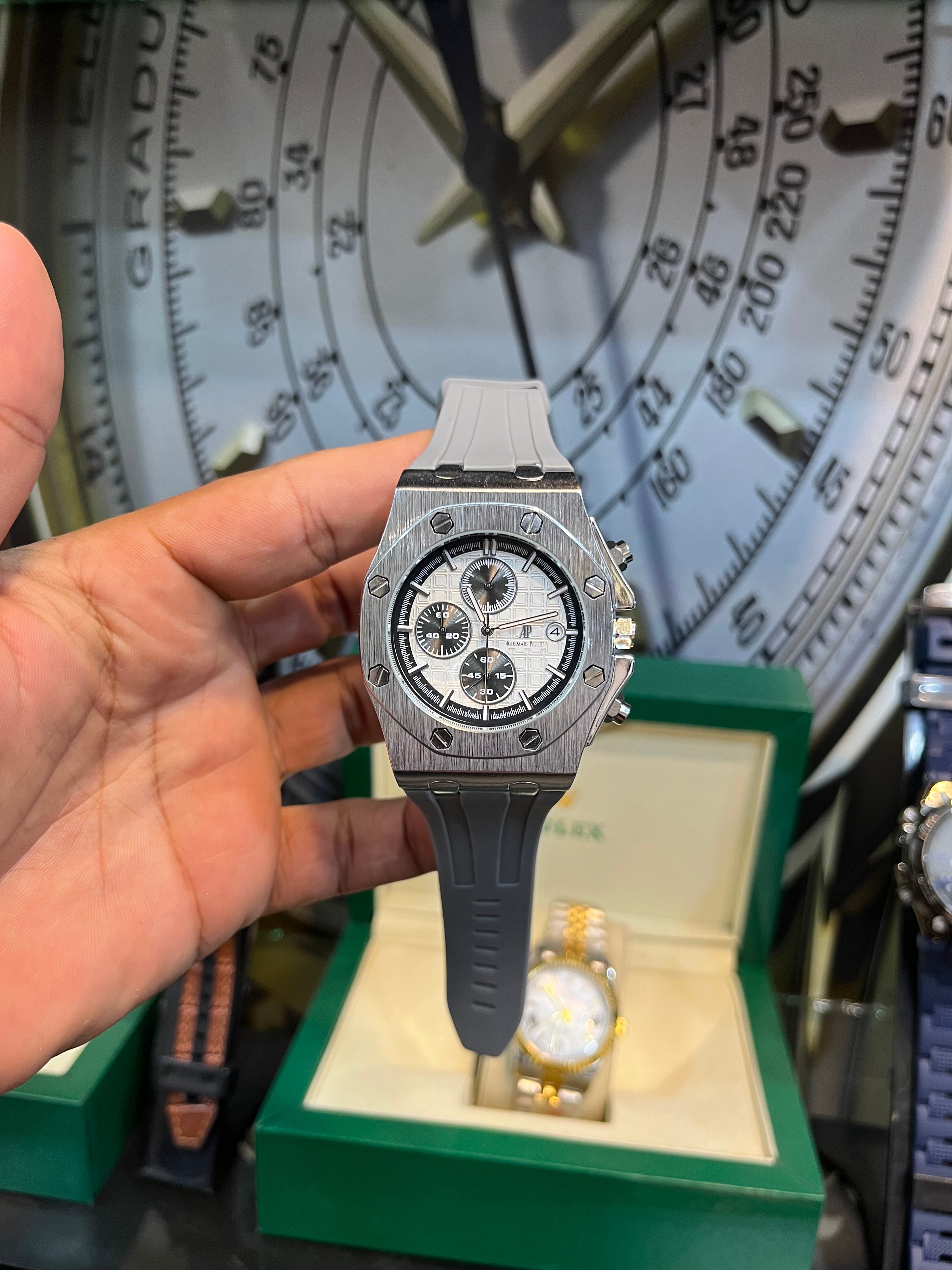 AP Audemar Piguet metal Body heay Rubber straps 🔥⌚️