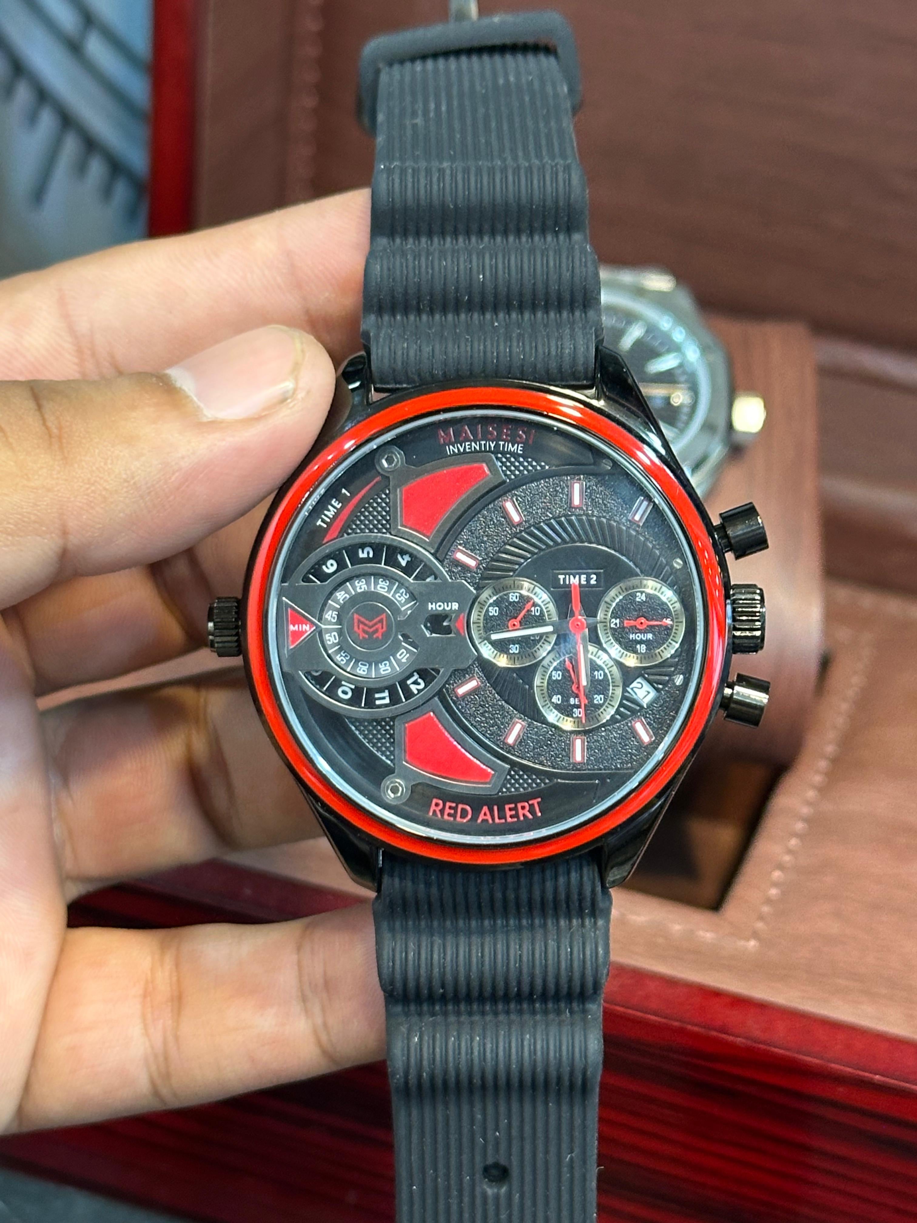 Maisesi double time orignal watch 
Choronograph