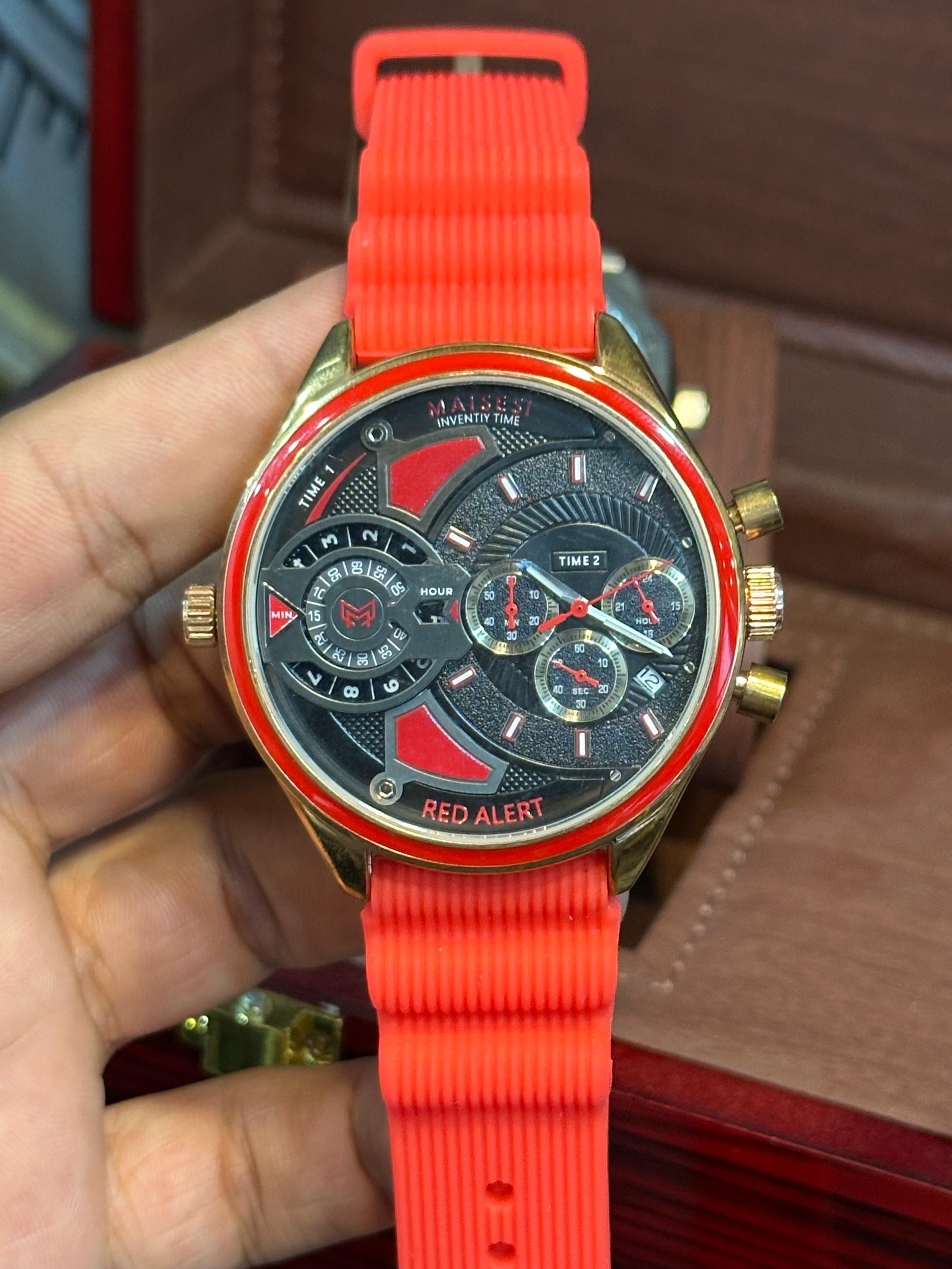 Maisesi double time orignal watch 
Choronograph