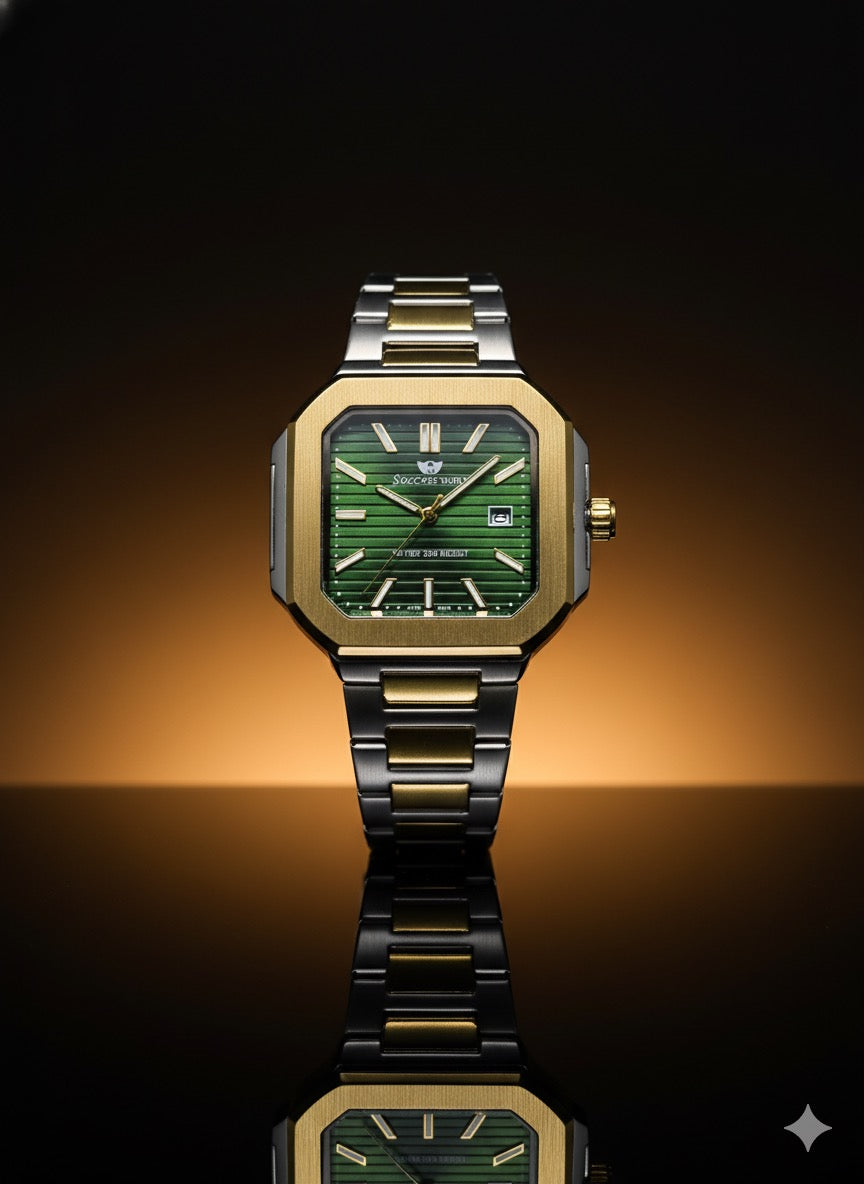 Patek Philippe Cubities Watch – Luxury Square Dial | Premium Stainless Steel Edition